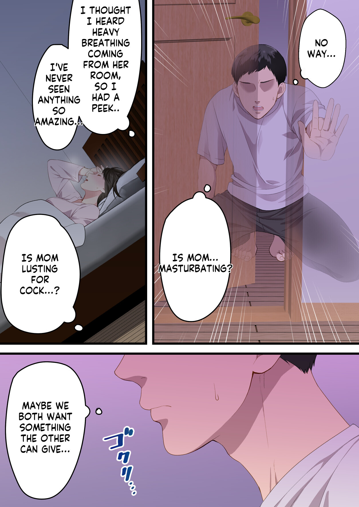 Hentai Manga Comic-Arguing mother and son who became a loving couple-Read-10